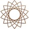 Ekena Millwork Eleanor Wood Fretwork Pierced Ceiling Medallion, Walnut, 30"OD x 11 1/2"ID x 3/8"T CMWP30X30X0375EAWA - alternate 1